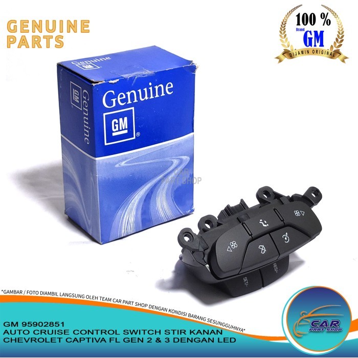 AUTO CRUISE CONTROL SWITCH STIR KANAN CAPTIVA FL GEN 2 & 3 DENGAN LED