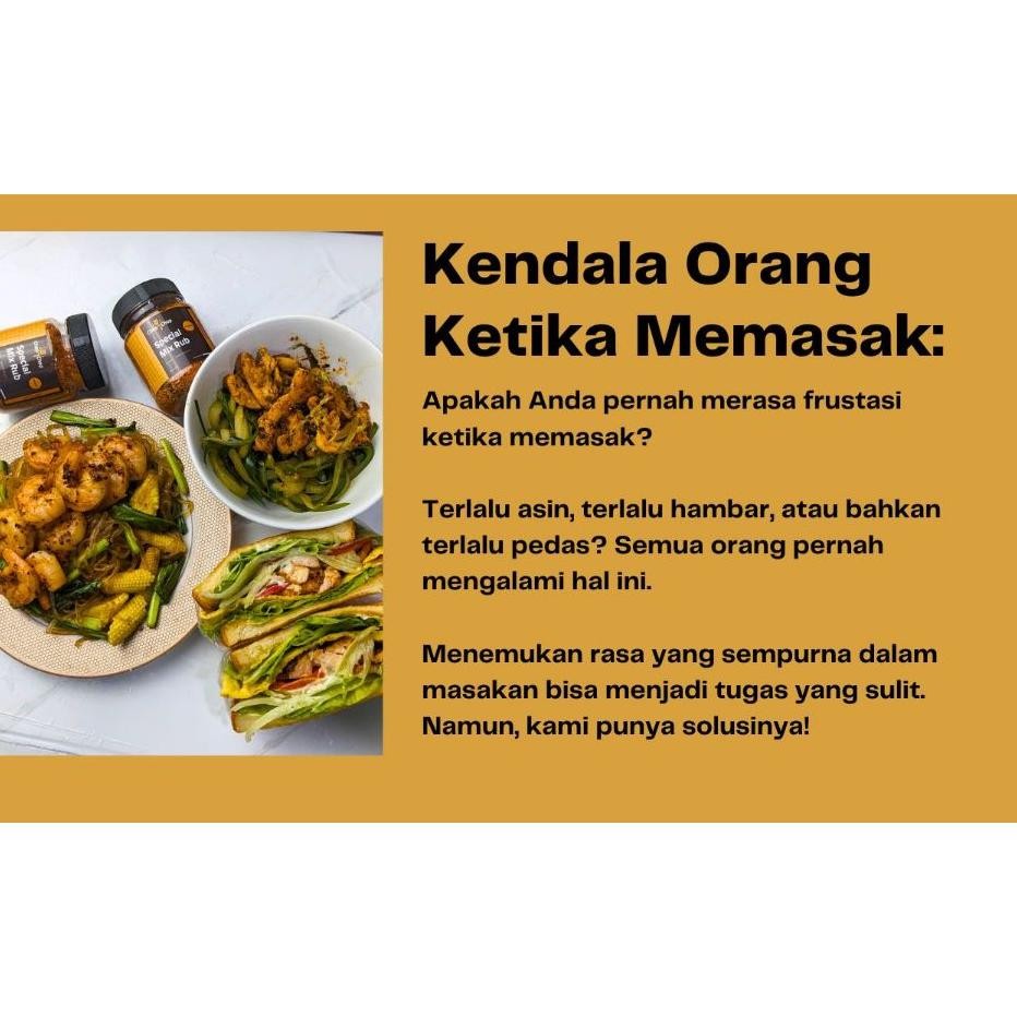 

Chopchop Special X Rub Spicy Bumbu Marinasi Rendah Kal/ Serbaguna 110Gr