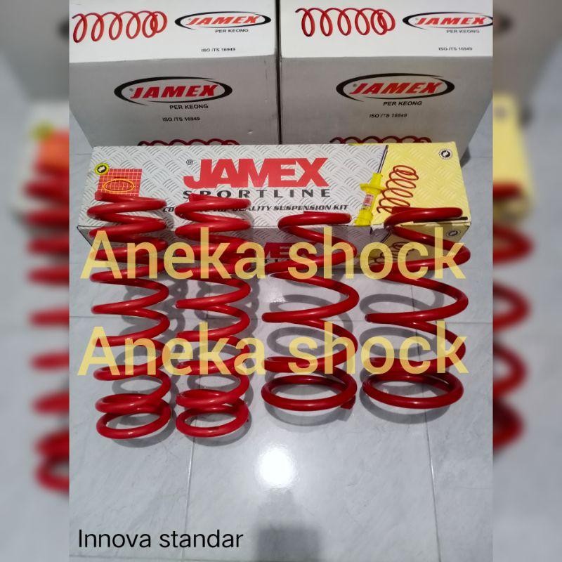 Per Keong Merk Jamex Toyota Innova Reborn Bensin Depan & Belakang 4Pcs