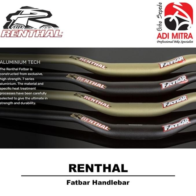 Renthal Fatbar Handlebar Stang Sepeda MTB / DH