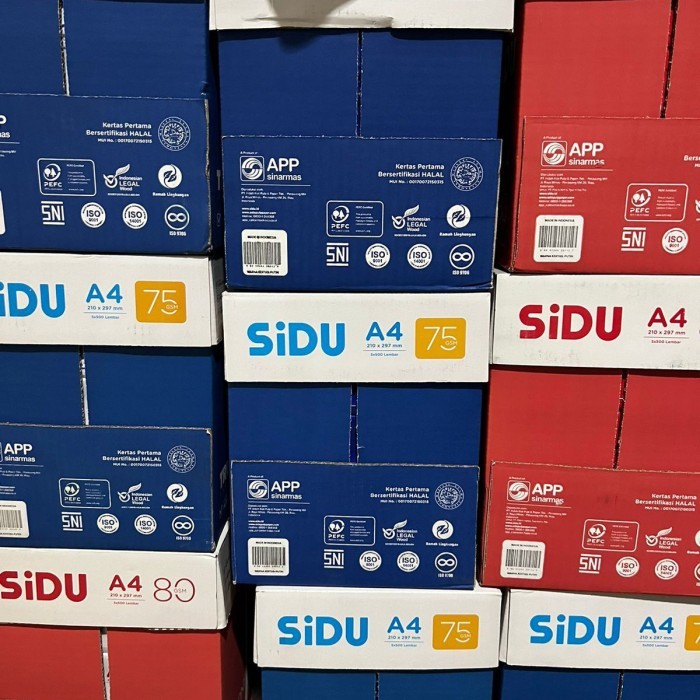 

Kertas HVS Sinar Dunia SIDU A4 (Dus)