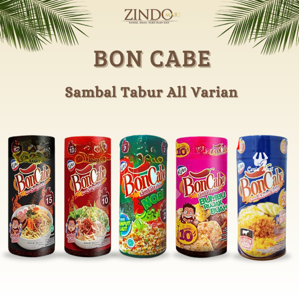 

BON CABE KOBE BOTOL ALL VARIAN / BONCABE LEVEL 2, 10, 15 SAMBAL TABUR