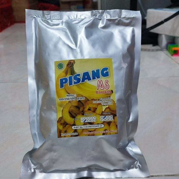

Celan Rambak Pisang /Sna Krupuk Pisang Crispy Pisang Halal Produk Lokal/Hidangan Imlek