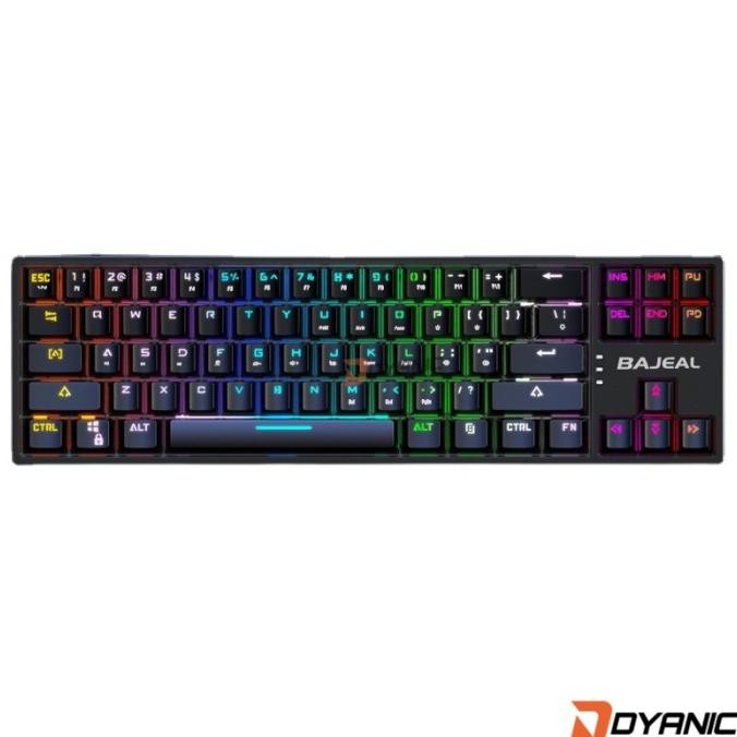 TERLARIS - BAJEAL K71 Mechanical Keyboard RGB Side Effect - 71 Keys ( Hotswap )