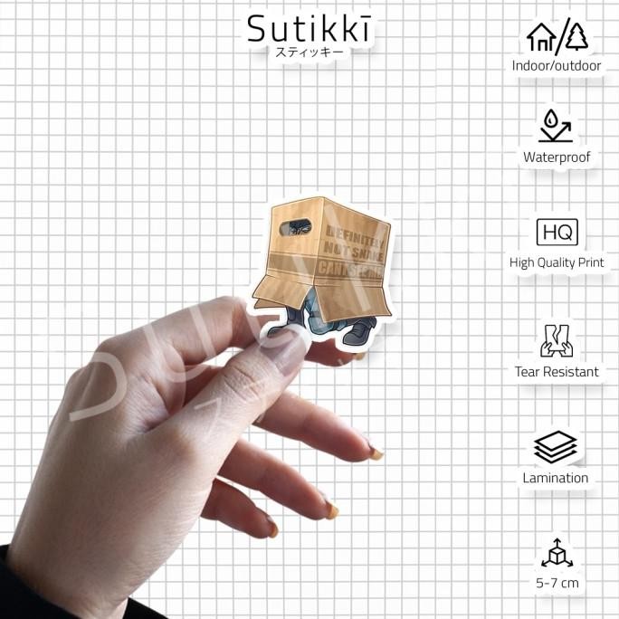 Terlaris Sticker Pack Hideo Kojima Metal Gear Solid Konami Stiker Vinyl Laptop