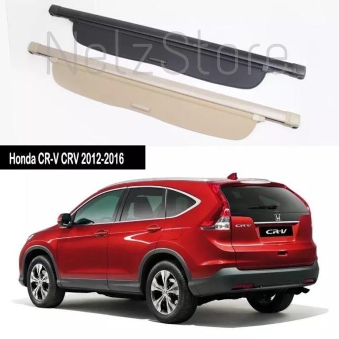 Terbaru Tirai Bagasi Honda Crv 2013-2017 Generasi 4 Trunk Cover Interior Mobil