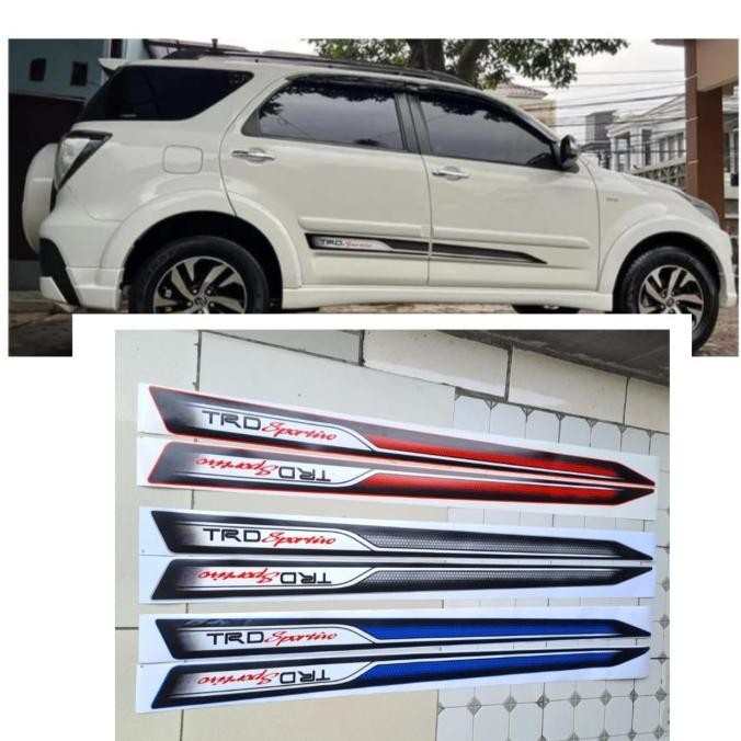Terlaris Stiker Body Samping Trd Rush/ Stiker Trd Sportivo Rush Terios