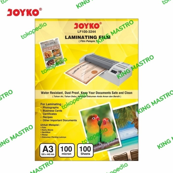 

TERBARU Joyko Laminating Film A3 PROMO!