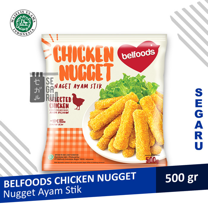

Belfoods Favorite Chicken Nugget / Chicken Stick / Crunchy Nugget 500G