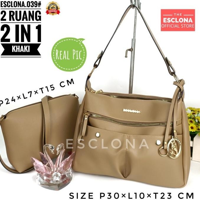 Tas Wanita Tas Bahu Wanita Esclona 039 Shoulder Bag Tas Selempang Merianasari12