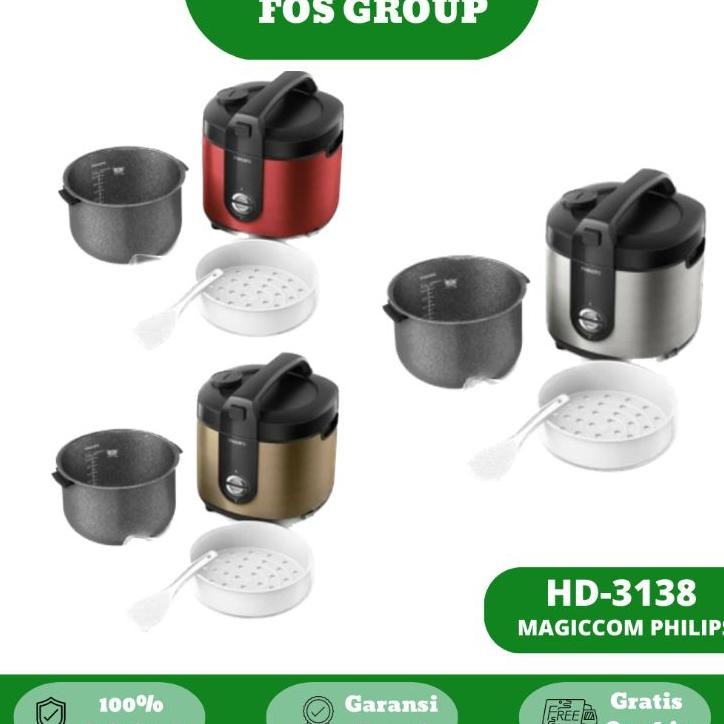 Rice Cooker Philips Hd 3138 / Magic Com Hd3138 / 3138 - [ Res ]