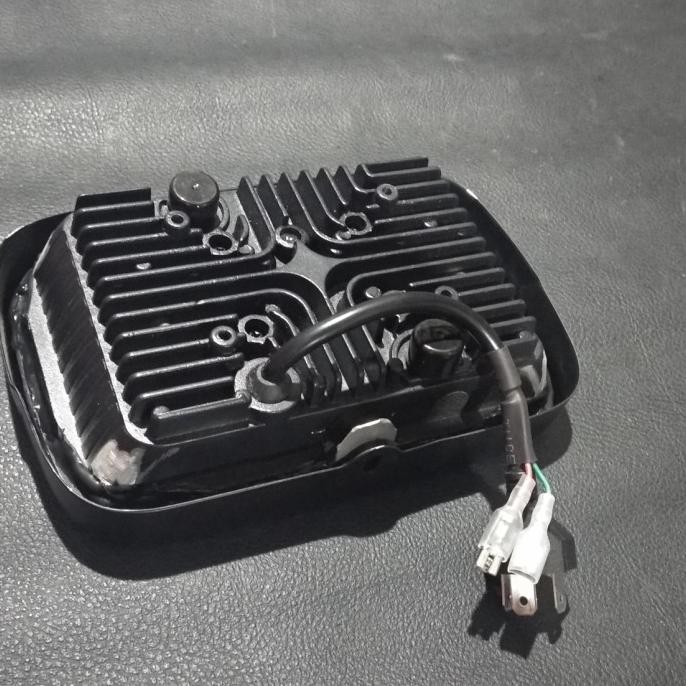 Headlamp Reflektor lampu depan daymaker vespa ps tv kotak led 10 titik