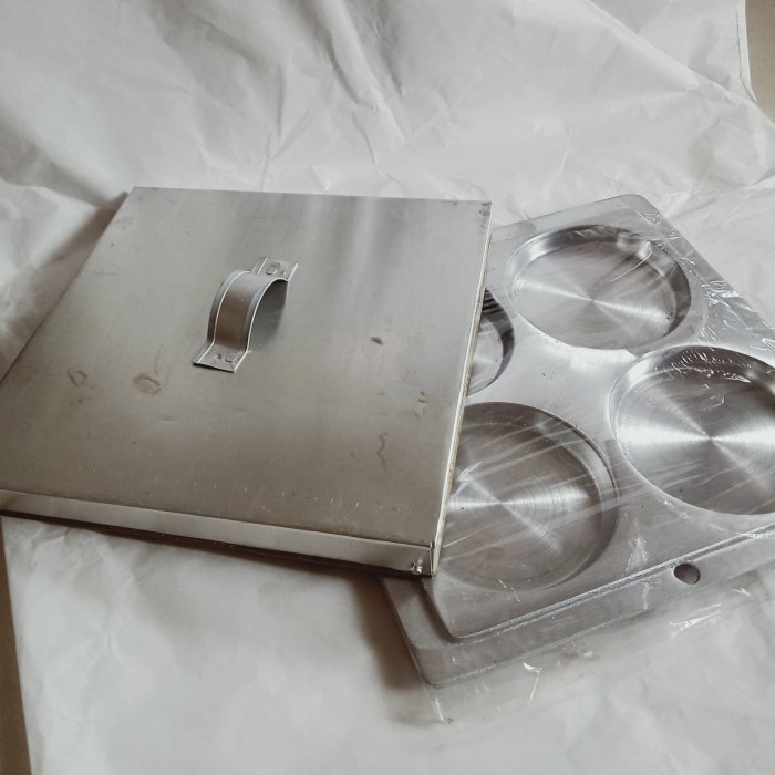 Adaa Cetakan Martabak Manis Mini 4 Lubang Wajan Terang Bulan Kecil