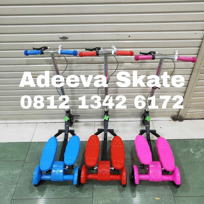 Skuter Scooter Anak / Skuter Injak Dual Pedal Roda 3 / Skuter Pedal