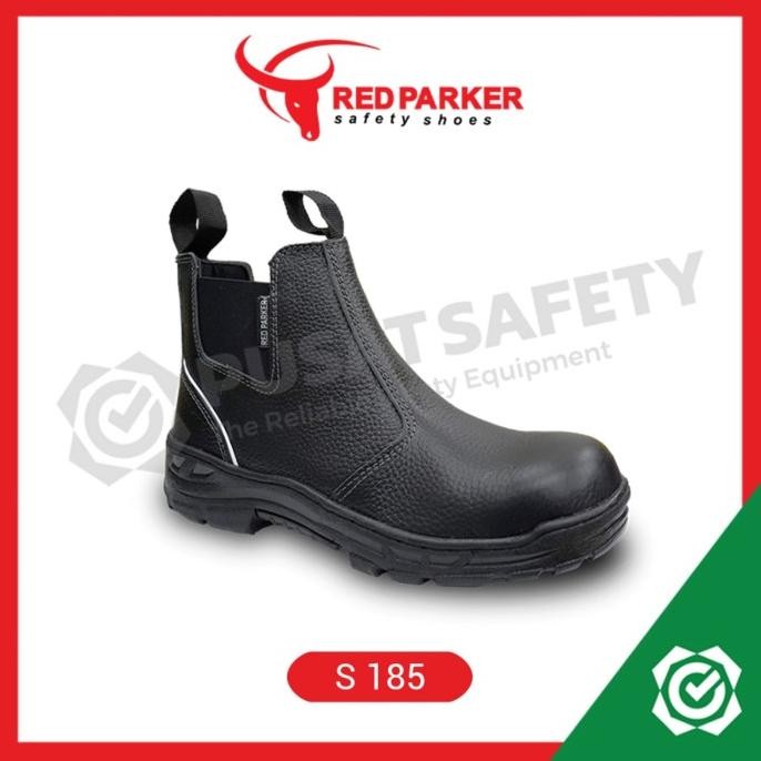

Sepatu Kerja Safety Sedang Karet Red Parker S185 Original Dan Terpercaya