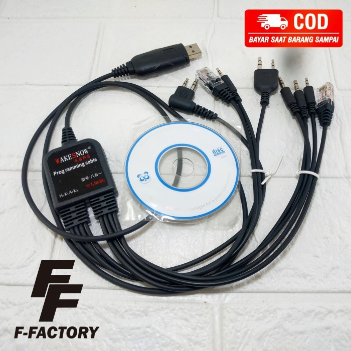 kabel data multi untuk HT atau rig. termasuk cd Driver.