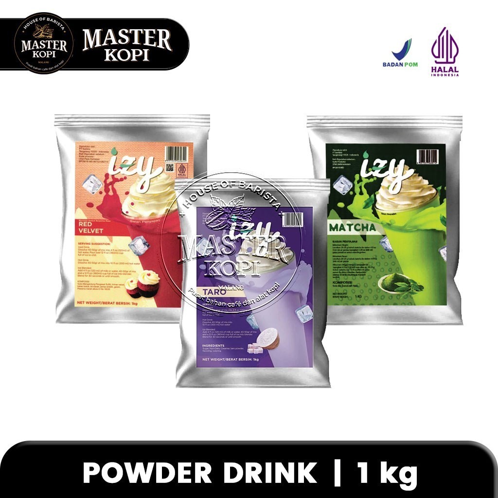 

Bubuk Minuman Izy Powder Drink 1kg Bubuk Minuman Frappe Creamy All Varian