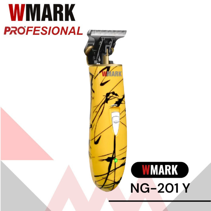 WMARK NG-201Y Cordless Trimmer 7000 Rpm Alat Cukur Rambut wmark 201
