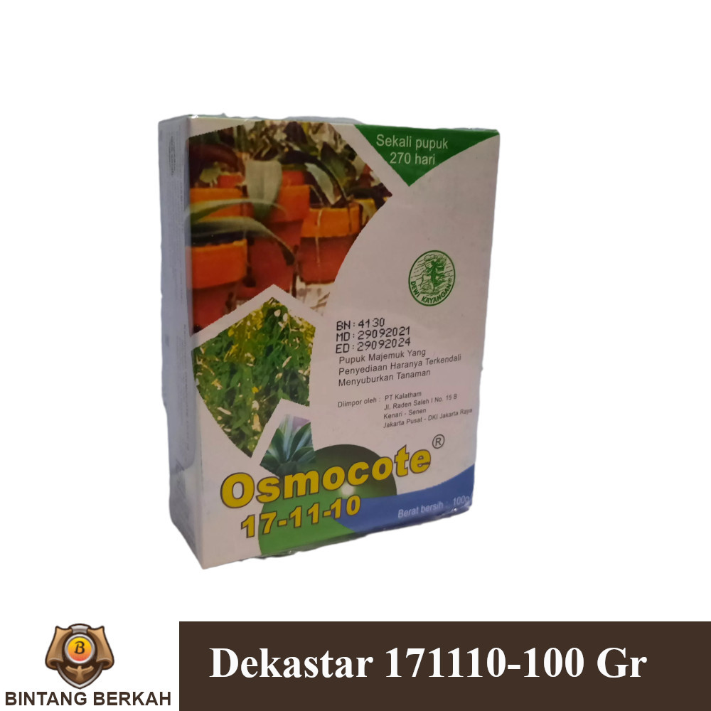 Dekastar Osmocote 171110 100 Gram Pertumbuhan Pertanian