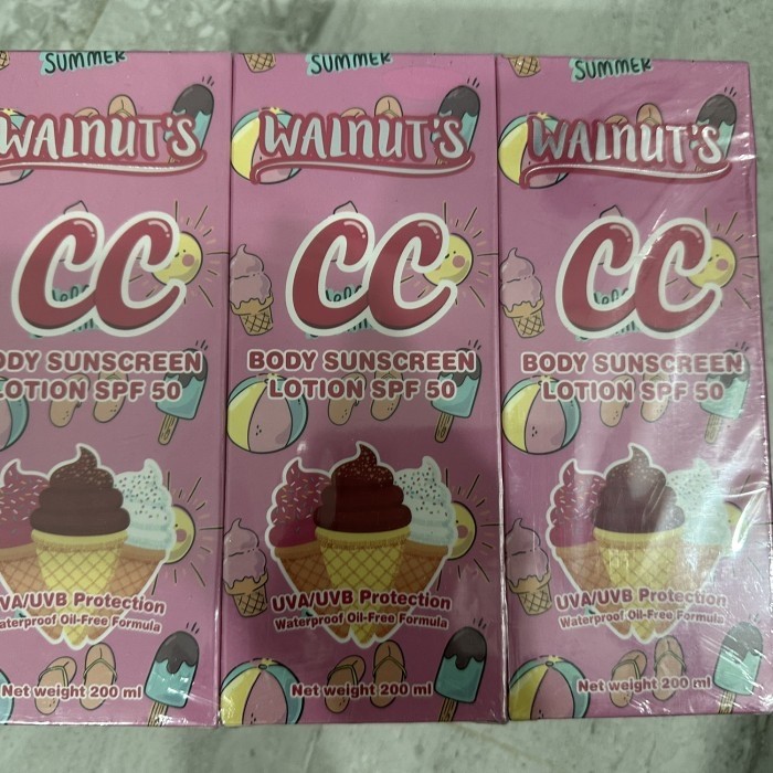 WALNUT CC BODYLOTION SUNSCREEN SPF 50 Original Thailand