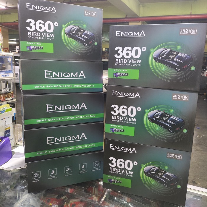 Camera Mobil 360 Enigma T7 New Series 3D Bird View 4HD + Pasang