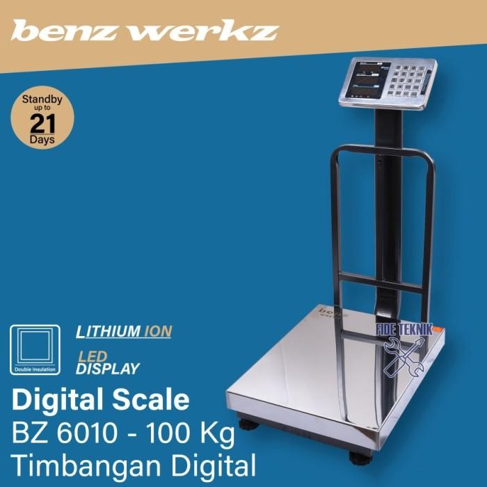 Benz Timbangan Digital Duduk Expedisi Laundry 100 Kg Benz Werkz