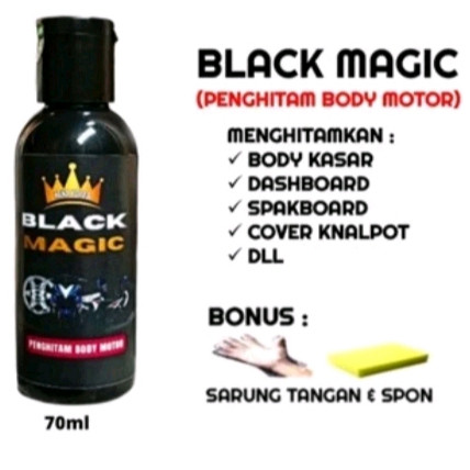 Penghitam Mobil Penghitam Body Motor (BLACK MAGIC) Semir/Pengkilap Body Motor