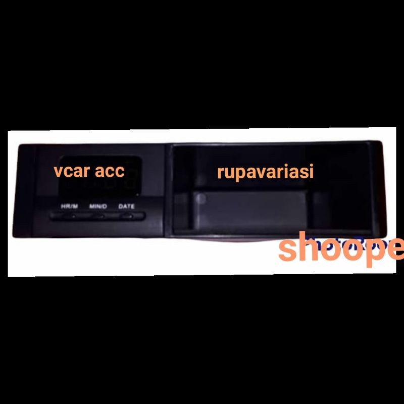 jam waktu digital dashboard mobil toyota avanza / xenia 2004 sampai 2011 model orisinil digital 2010
