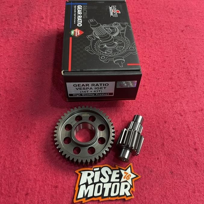 GEAR RATIO MOTO 1 VESPA IGET 16 43