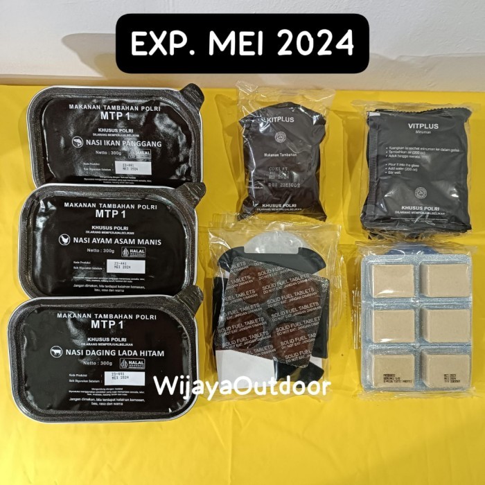 Ransum MTP1 Makanan Tambahan Awet Kenyang Survival Outdoor Hiking