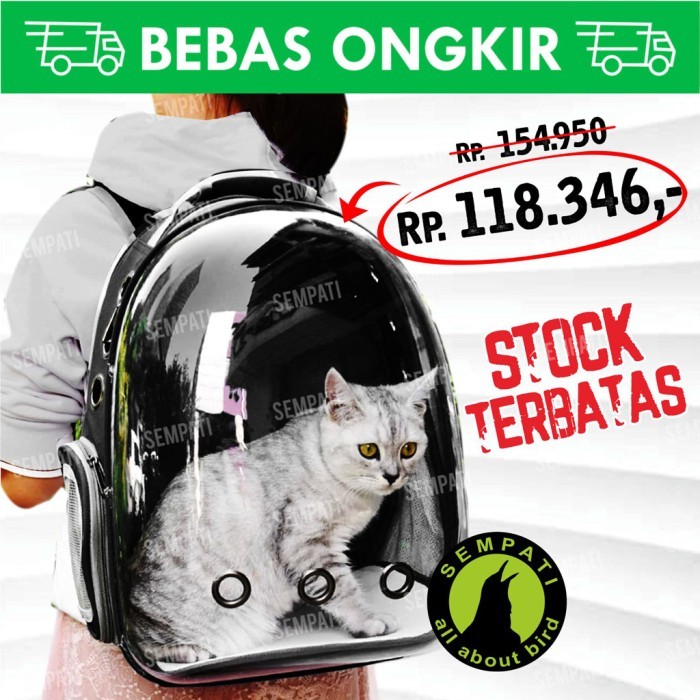 Tas Kucing Astronot Tas Gendong Kucing Pet Cargo Box Gendongan