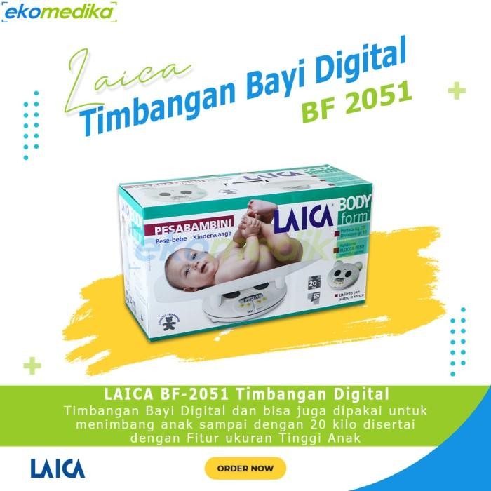 Timbangan Bayi Digital Bf 2051 Laica Bf2051 Timbangan + Tinggi Anak