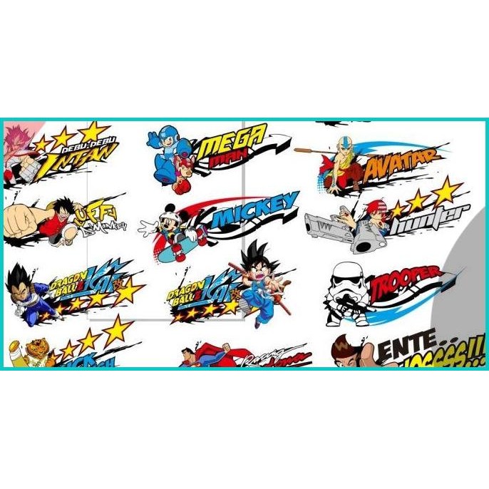 

Sticker Filer Cutting / printing siap cetak 11OKTZ4 sparepart