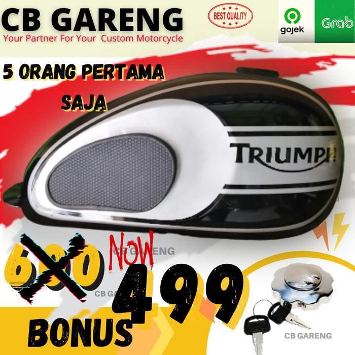 Tangki Custom Japstyle Tiger Scorpio Byson Megapro Thunder Bergaransi