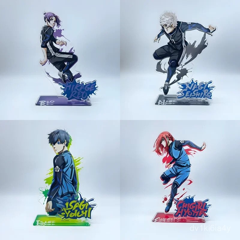 15cm Blue Lock Model Anime Peripheral Isagi Chigiri Bachira Nagi Karasu Acrylic Stand Figure Desk Or
