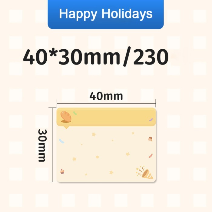 

CLABEL 220B/221B Label Printer Thermal Paper Gourmet Labels