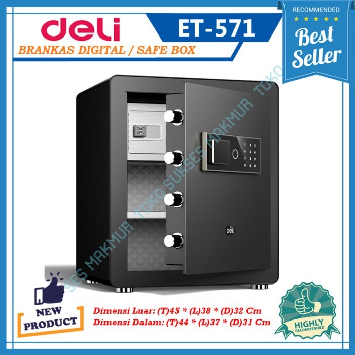 Deli Safe Box ET571 - Brankas Digital Tingkatkan Keamanan Anda