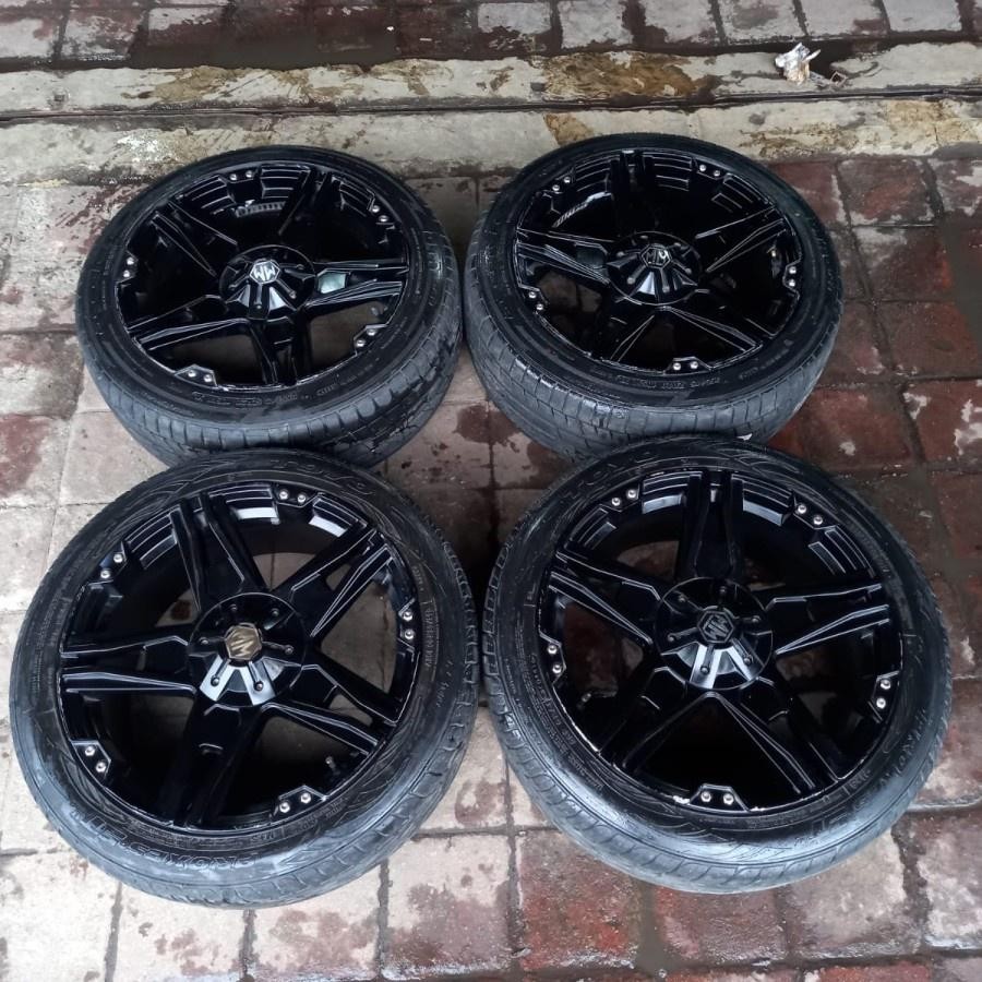 Velg Mobil Bekas Mayhem Ring 20 +Ban 255 45 R20 H5X114,3 Outlander,Mazdacx5,Crv