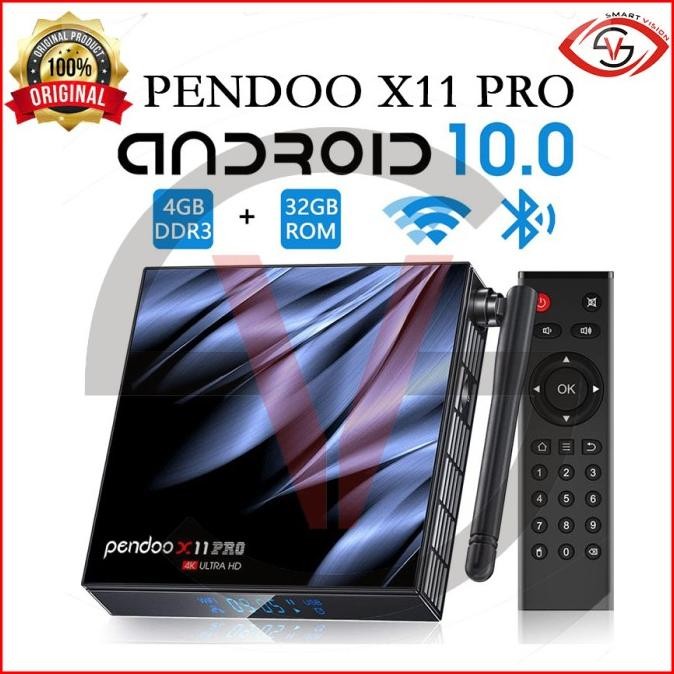 TJBOX PENDOO X11 PRO ROM 64G/32GB ANDROID TV BOX ALLWINER H616 OS 10.0