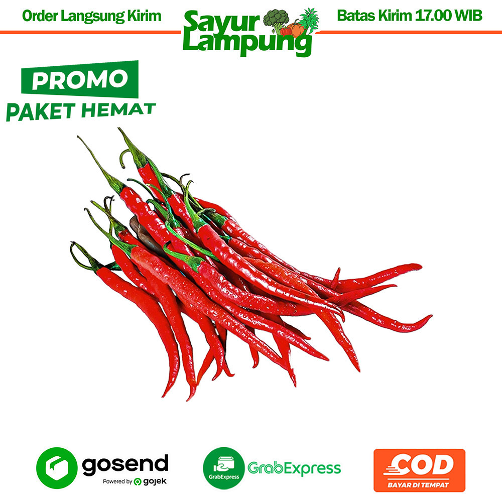 

PaHe Cabai Merah 100 Gr - Sayur Lampung