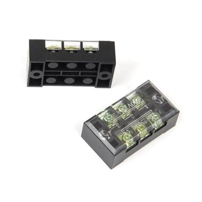 Murah TB-2503 TERMINAL BLOCK BLOK 3 KABEL 3 PIN 3P SEKRUP 4MM TB2503 25A tokmi99 Ayo Beli