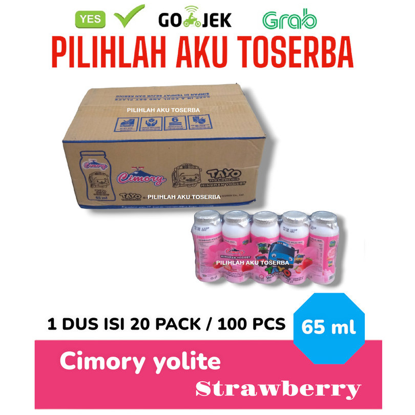 

CIMORY YOGURT YOLITE KIDS Drink STRAWBERRY 65 ml - (HARGA 1 DUS ISI 100 pcs)