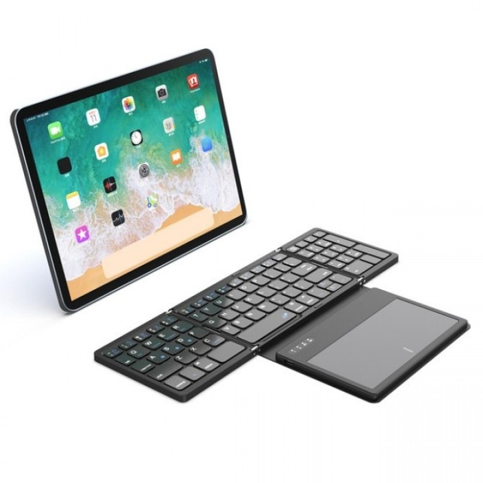 Universal Wireless Slim Folding Keyboard with Touchpad B055