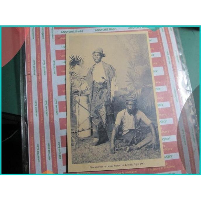 

kartu pos jaman belanda joesoef lehong atjeh 1892 iklan m077 11OKTZ4 o