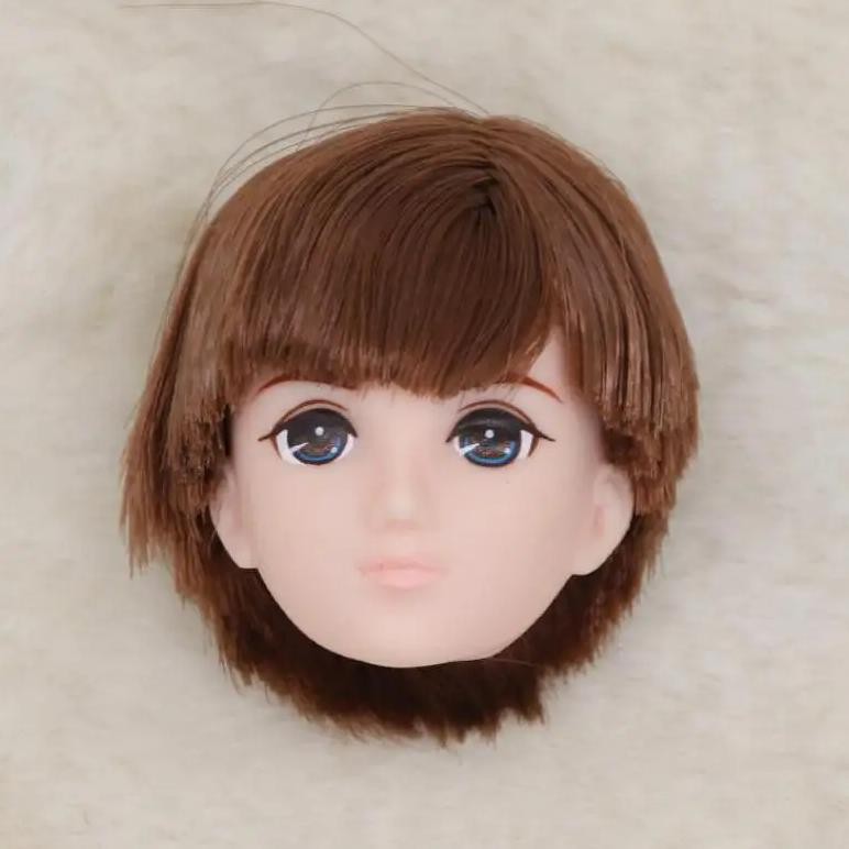 diy boy doll head for boyfriend ken doll heads for 1/6 bjd boy dolls male men doll's diy accessories