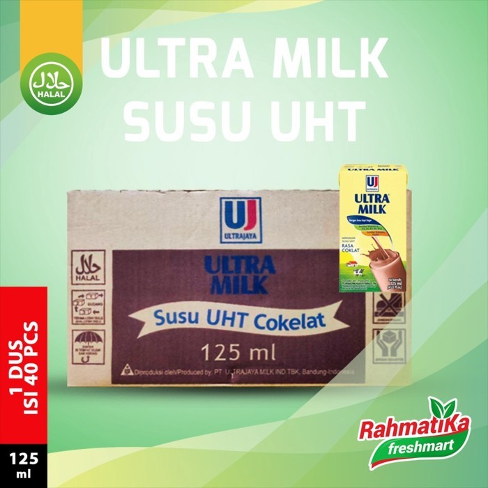 

Ultra Milk Susu UHT 1 Dus (Isi 40 x 125ml)