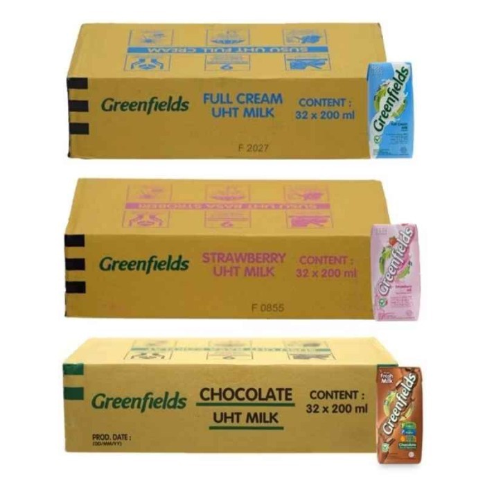 

greenfields uht 200ml x 32