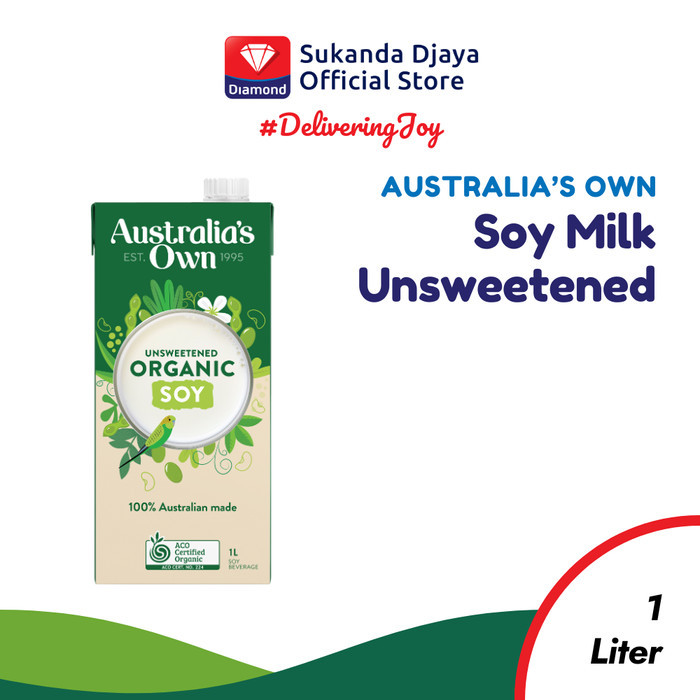 

Australia's Own Organic Unsweetened Soy Milk 1L