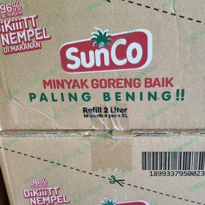 

minyak sunco 2 liter 1 karton