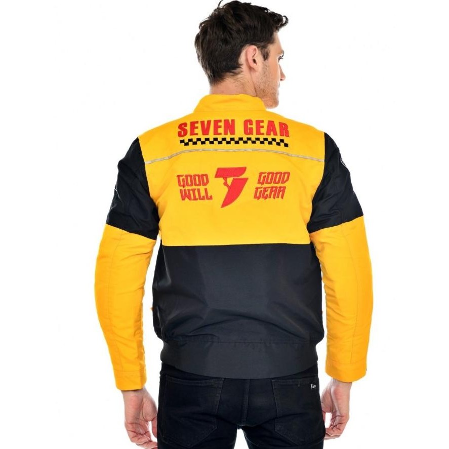 JAKET MOTOR TOURING FULL PROTECTOR / JAKET RAPIDWAY NAVY 7GEAR